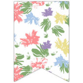 Dancing Pastel Flowers Vlaggetjes (Derde vlag)