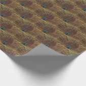 Dancing Peacock Cadeaupapier (Hoek)