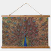 Dancing Peacock (Landscape) Hangend Wandkleed (Voorkant)