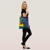 Dancing Peacock Tote Bag (Op model)