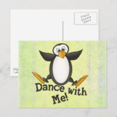 Dancing Penguin Briefkaart (Voorkant / Achterkant)