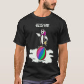 Dancing Penguin Fun Animals T-shirt (Voorkant)