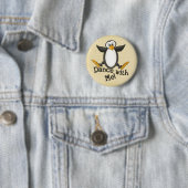Dancing Penguin Ronde Button 5,7 Cm (In situ)