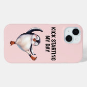 Dancing Penguin Telefoon Case (Achterkant (horizontaal))
