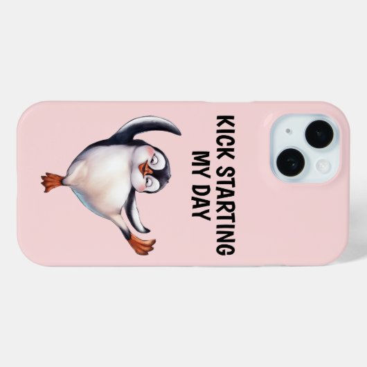 Dancing Penguin Telefoon Case (Achterkant (horizontaal))