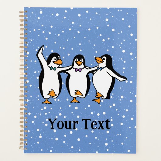 Dancing Penguins Design Planner Organizer (Voorkant)