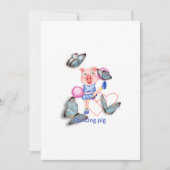 Dancing pig kaart (Voorkant)