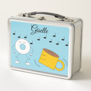 Dancing Powered Donut & Coffee Mok: