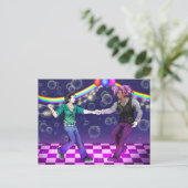 Dancing Pride Couple Briefkaart (Staand voorkant)