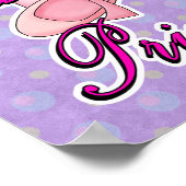 Dancing Princess Ballet Design Poster (Hoek)