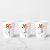 Dancing Princess Schattigee Ballerina Stick Figuur Papieren Bekers