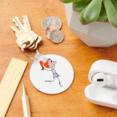 Dancing Princess Schattigee Ballerina Stick Figuur Sleutelhanger