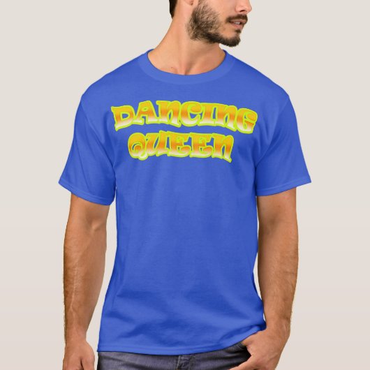 Dancing Queen 70s Mode  Retro Disco T-shirt (Voorkant)