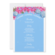 Dancing Queen Bachelorette Weekend Reisplan