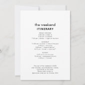 Dancing Queen Bachelorette Weekend Reisschema Retr Kaart (Achterkant)