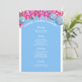 Dancing Queen Bachelorette-weekendprogramma Kaart (Staand voorkant)