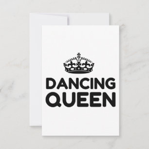 DANCING QUEEN BEDANKKAART