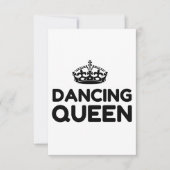 DANCING QUEEN BEDANKKAART (Voorkant)