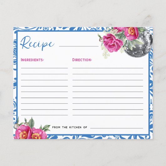 Dancing Queen Blue Tegel Disco Vrijgezellenfeest R (Voorkant)