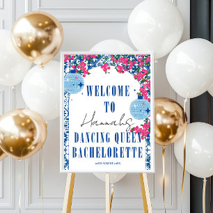Dancing Queen bougainvillea Bachelorette Welkom Poster