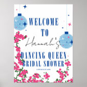 Dancing Queen bougainvillea Vrijgezellenfeest Welk Poster (Voorkant)