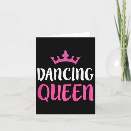 Dancing Queen - Dance Lover T-shirt Kaart (Voorkant)