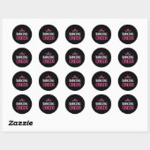 Dancing Queen - Dance Lover T-shirt Ronde Sticker (Vel)