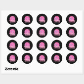 Dancing Queen Dance Mom Dancing 70s 80s Disco Ronde Sticker (Vel)