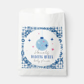 Dancing Queen Grieks Muzikaal disco baby shower Bedankzakje (Voorkant)