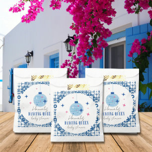 Dancing Queen Grieks Muzikaal disco baby shower Bedankzakje