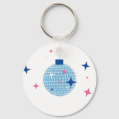 Dancing Queen Grieks Muzikaal disco vrijgezellenfe Sleutelhanger (Achterkant)