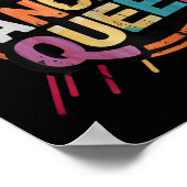 Dancing Queen Party Disco Dance voor vrouwen en me Poster (Hoek)