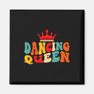Dancing Queen Retro 70s Disco Thema 70's Lover Wo Magneet