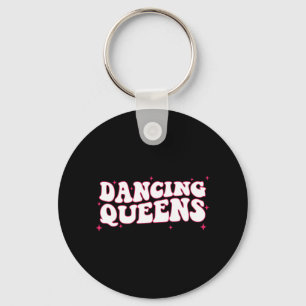 Dancing Queen Retro Bruidsmeisjes 70’s Disco Bache Sleutelhanger