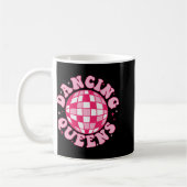 Dancing Queen Retro Bruidsmeisjes 70's Disco Bache Koffiemok (Links)