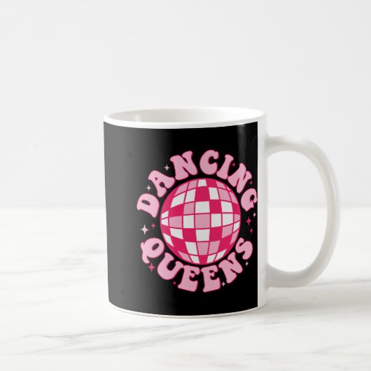 Dancing Queen Retro Bruidsmeisjes 70's Disco Bache Koffiemok (Rechts)