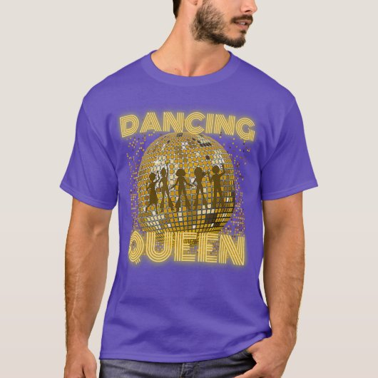 Dancing Queen Retro Dancing 70s 80s 90s T-shirt (Voorkant)