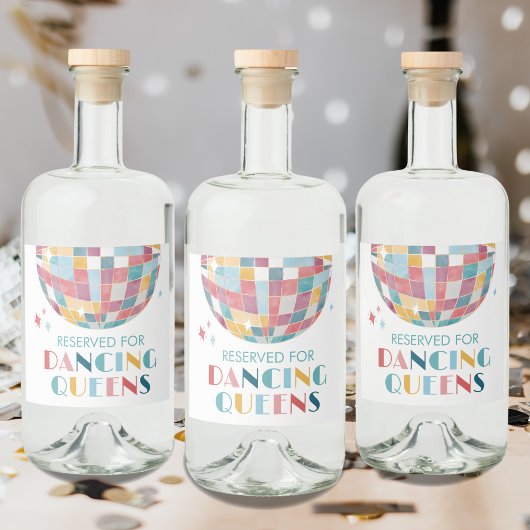 Dancing Queen Retro Disco Ball Likeurfles Etiket