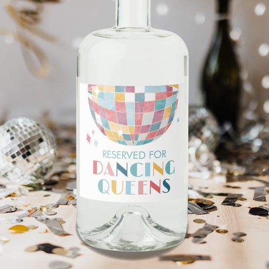Dancing Queen Retro Disco Ball Likeurfles Etiket
