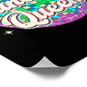 Dancing Queen Shirt Dancing 70s Kinder Meisje Poster (Hoek)