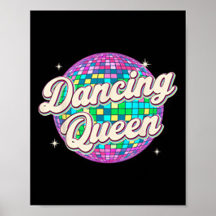 Dancing Queen Shirt  Dancing 70s Kinder Meisje Poster