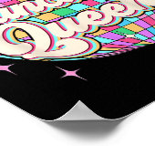 Dancing Queen Shirt Dancing 70s Kinder Meisje Poster (Hoek)
