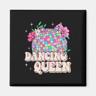 Dancing Queen Shirt Retro Dance Mom jaren '70 jare Magneet