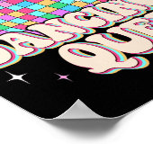 Dancing Queen Shirt Retro Dance Mom jaren '70 jare Poster (Hoek)