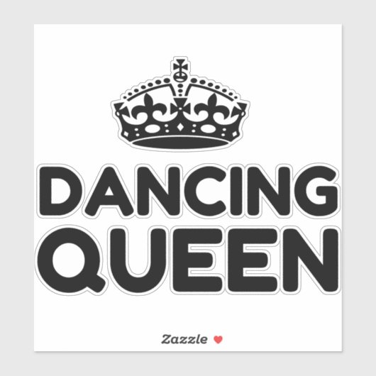 DANCING QUEEN STICKER (Vel)