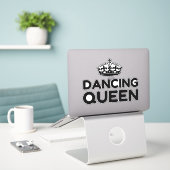 DANCING QUEEN STICKER (Laptop op bureau)