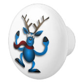 DANCING REINDEER KERAMISCHE KNOP (Rechts)