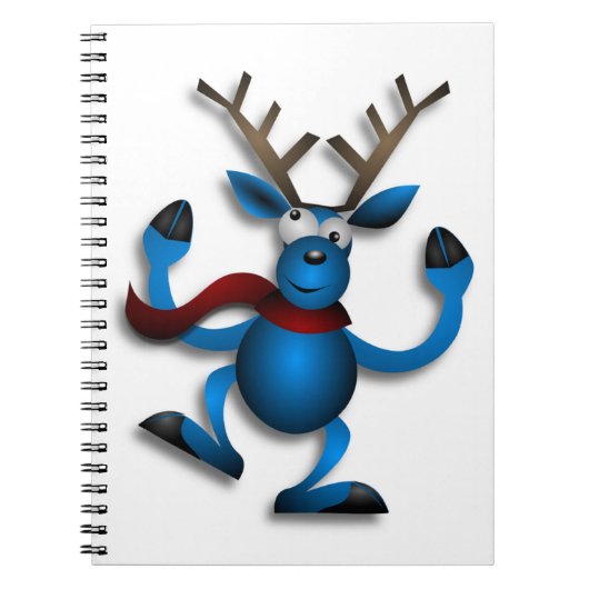 DANCING REINDEER NOTITIEBOEK (Voorkant)