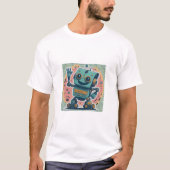 Dancing Robot Delight T-shirt (Voorkant)