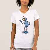 Dancing Robot Vrouwen T-shirt (Voorkant)